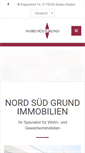 Mobile Screenshot of nord-sued-grund-immobilien.de